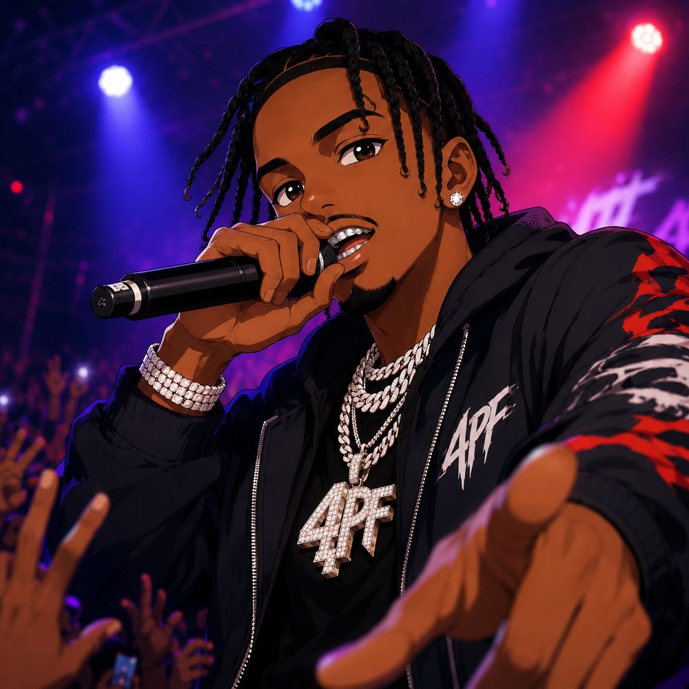 Artist performing